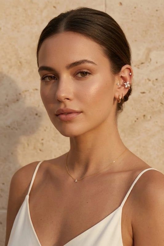 Ear cuff « Élégance étincelante »