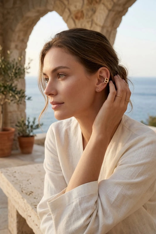 Ear cuff « Maille chic »