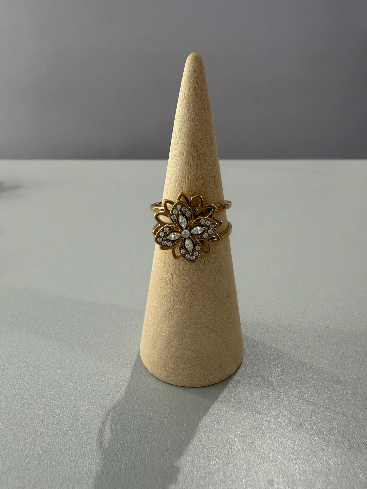 Bague anti-stress doré - plusieurs modèles disponibles