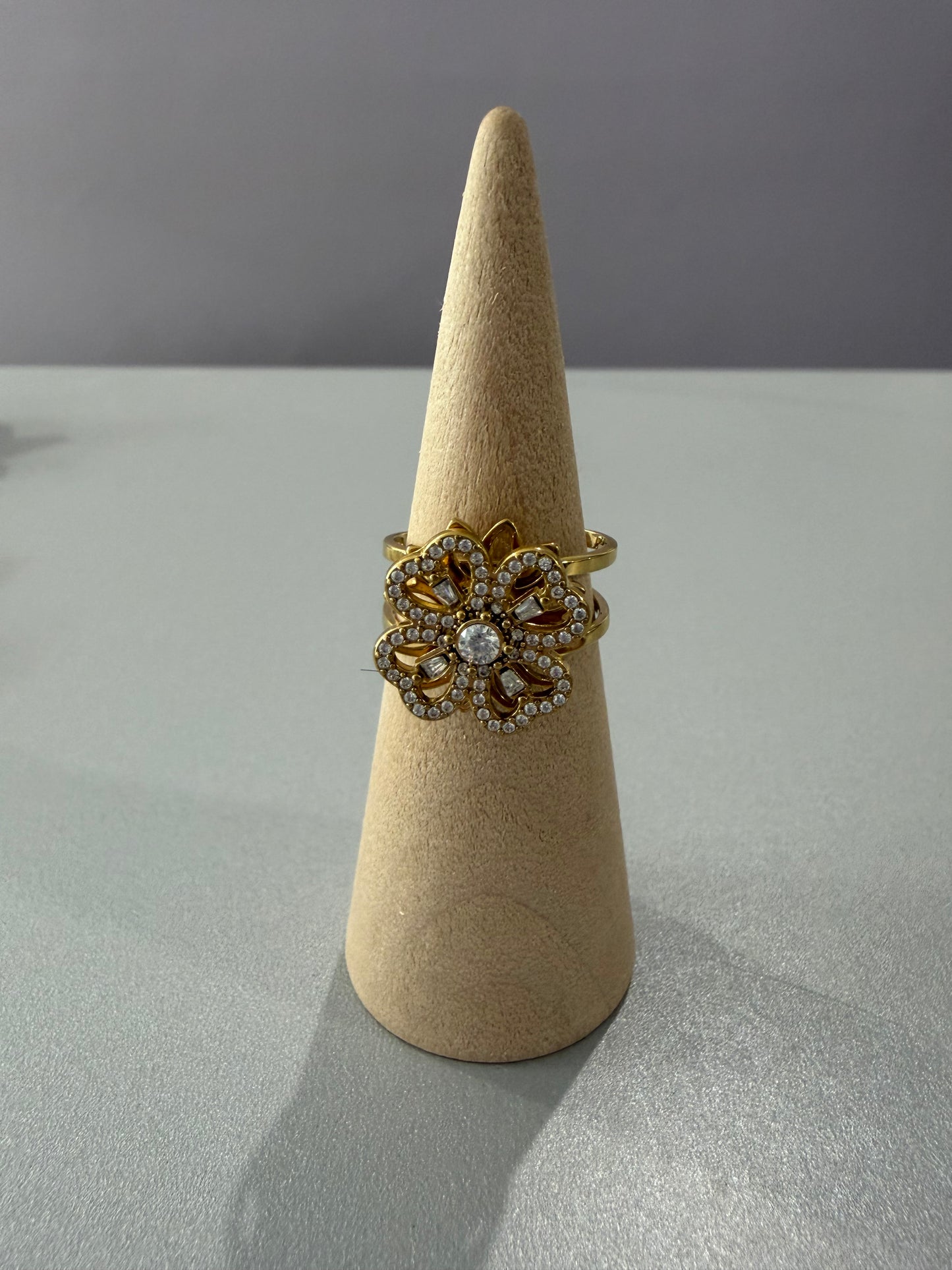 Bague anti-stress doré - plusieurs modèles disponibles