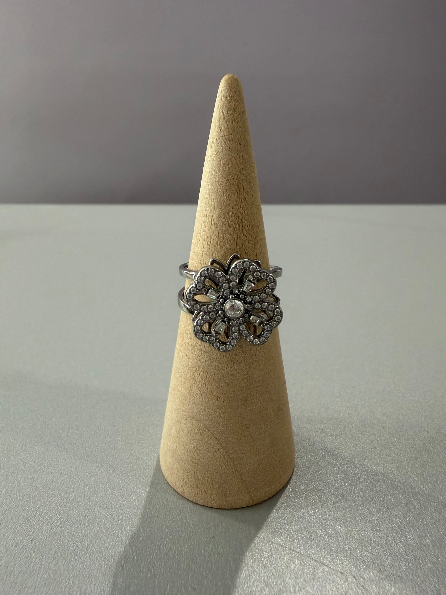Bague anti-stress argenté - plusieurs modèles disponible