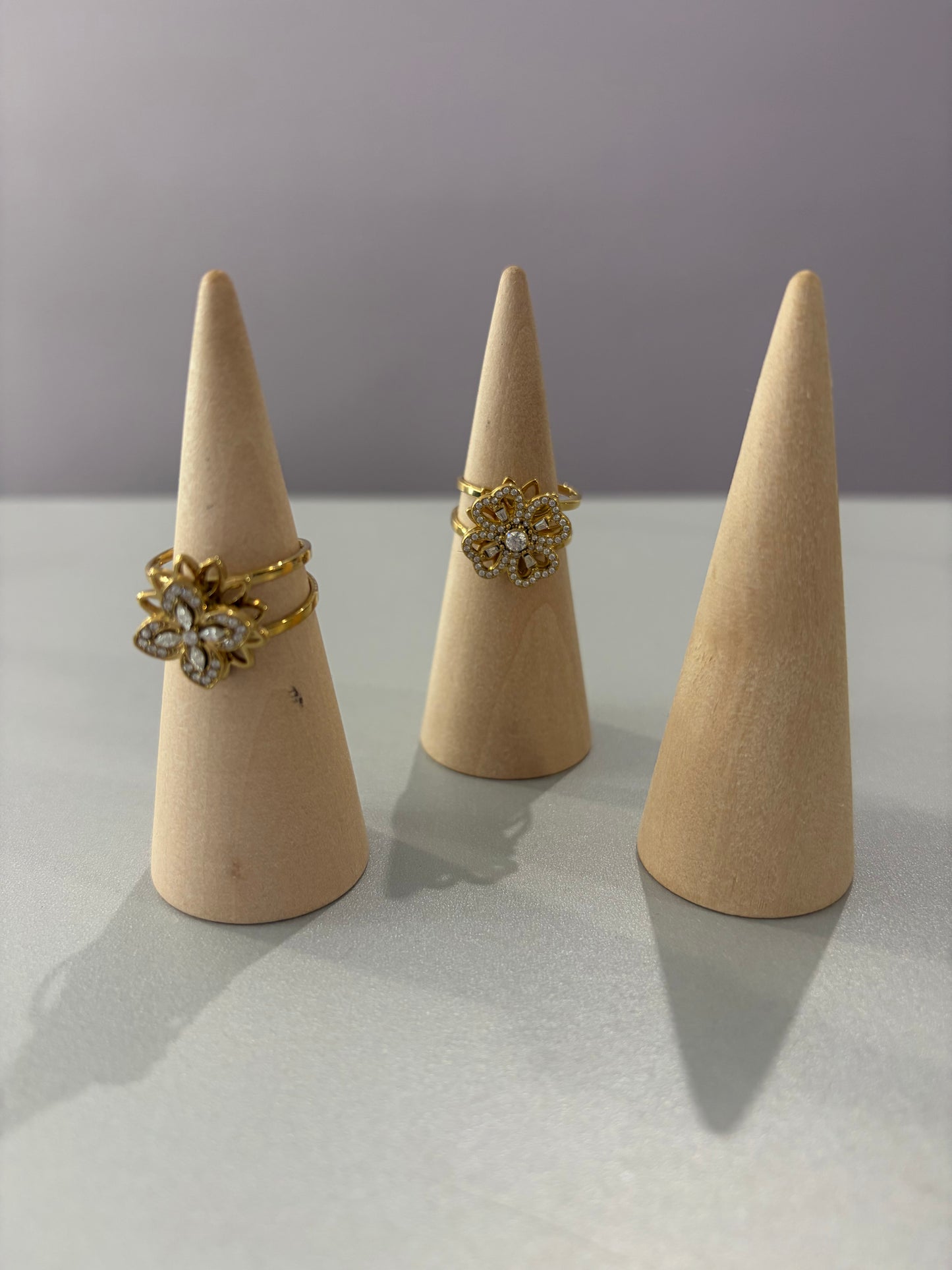 Bague anti-stress doré - plusieurs modèles disponibles