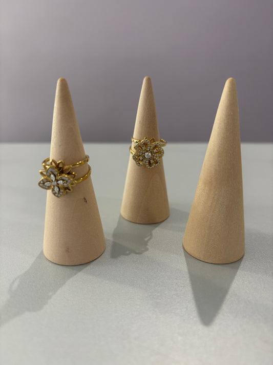 Bague anti-stress doré - plusieurs modèles disponibles