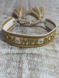 Bracelet « MOM - WIFE - BOSS » (réglable)