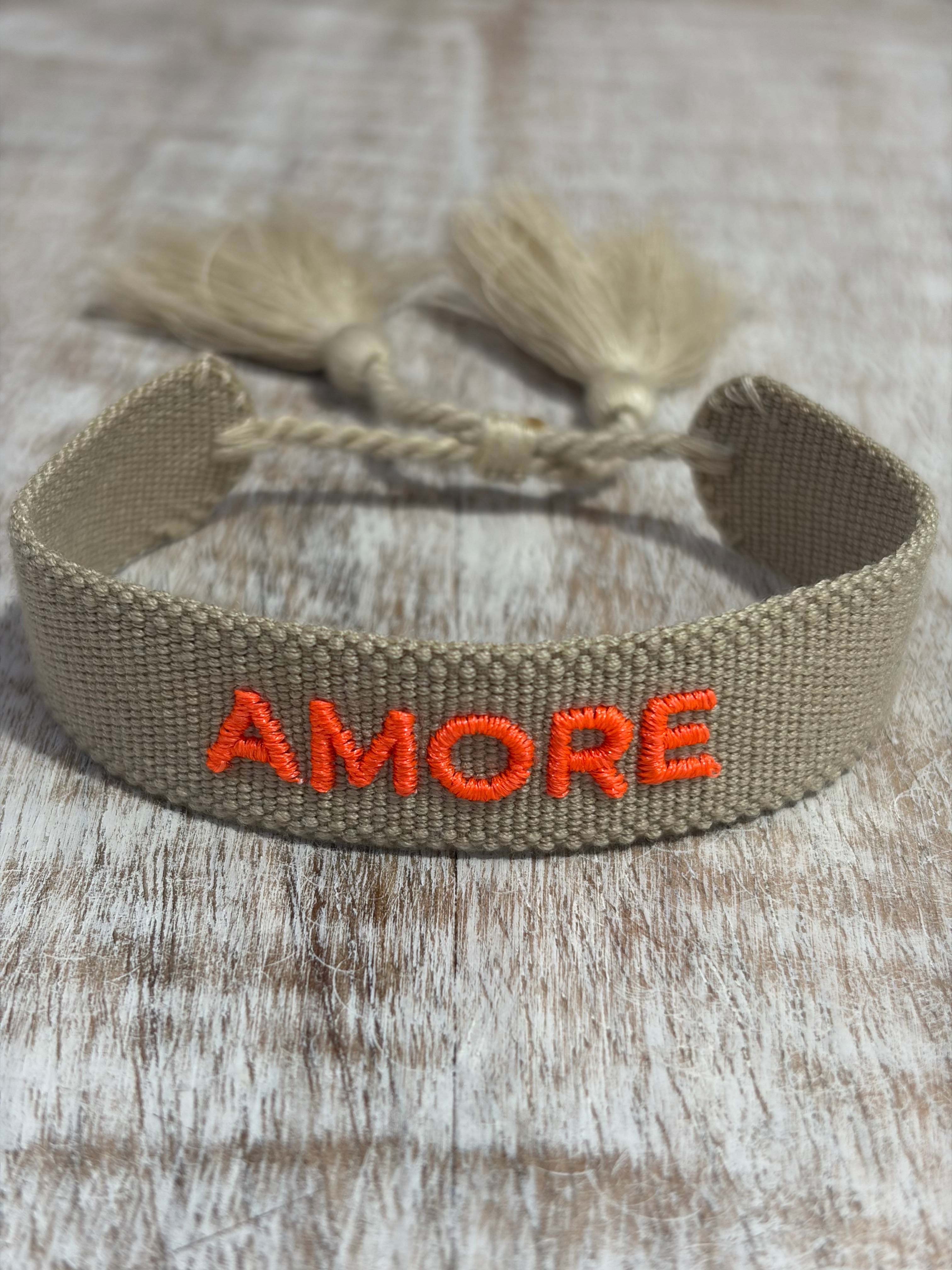 Bracelet « AMORE » (réglable)