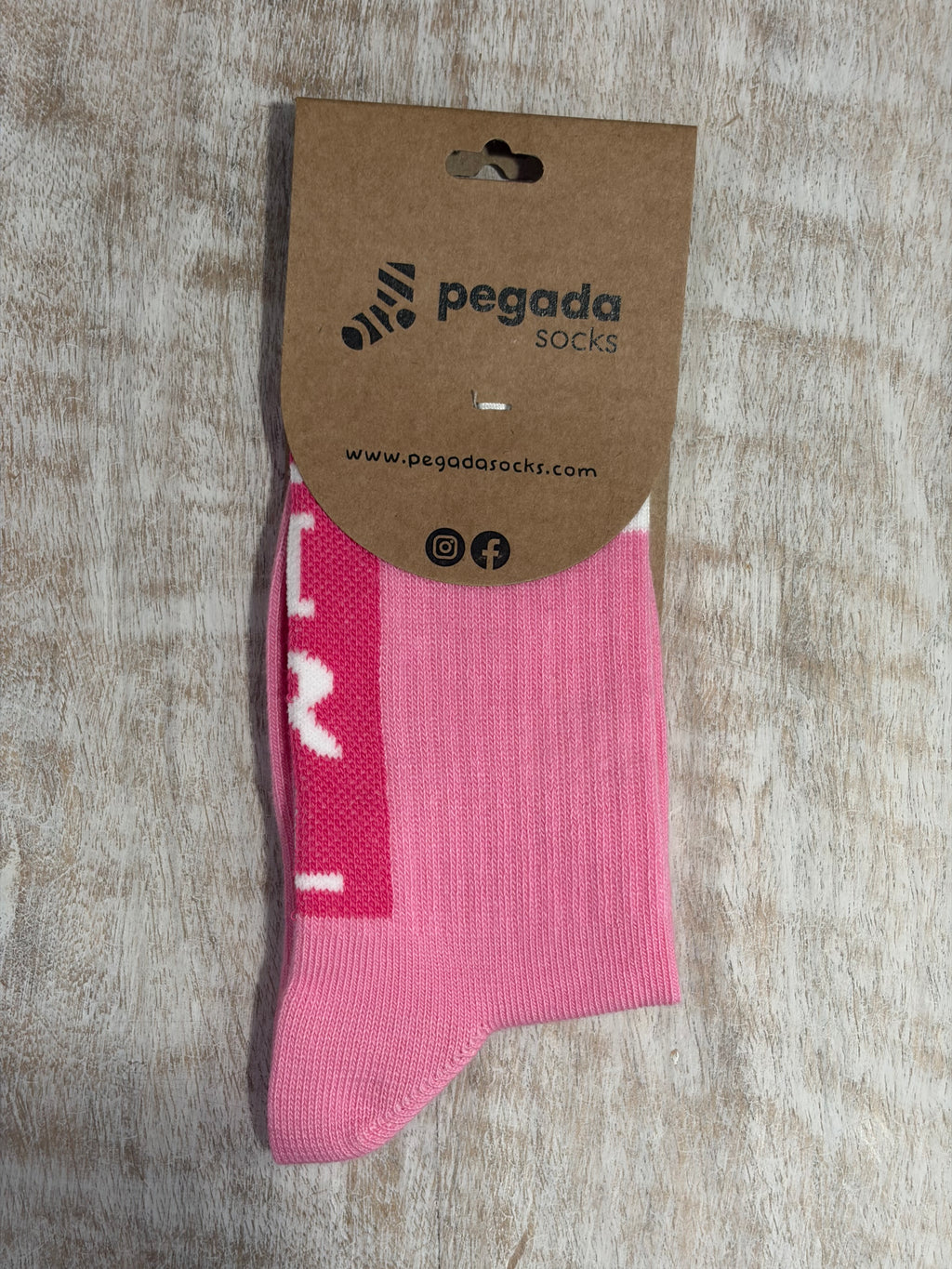 Chaussettes « Girl power » (rose) Kids
