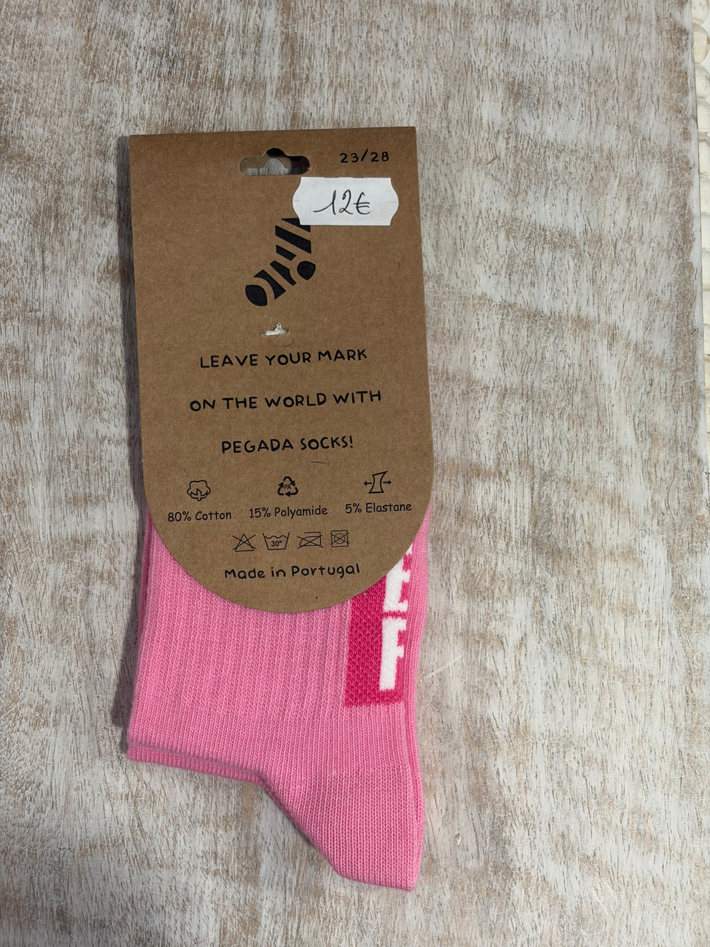 Chaussettes « Girl power » (rose) Kids