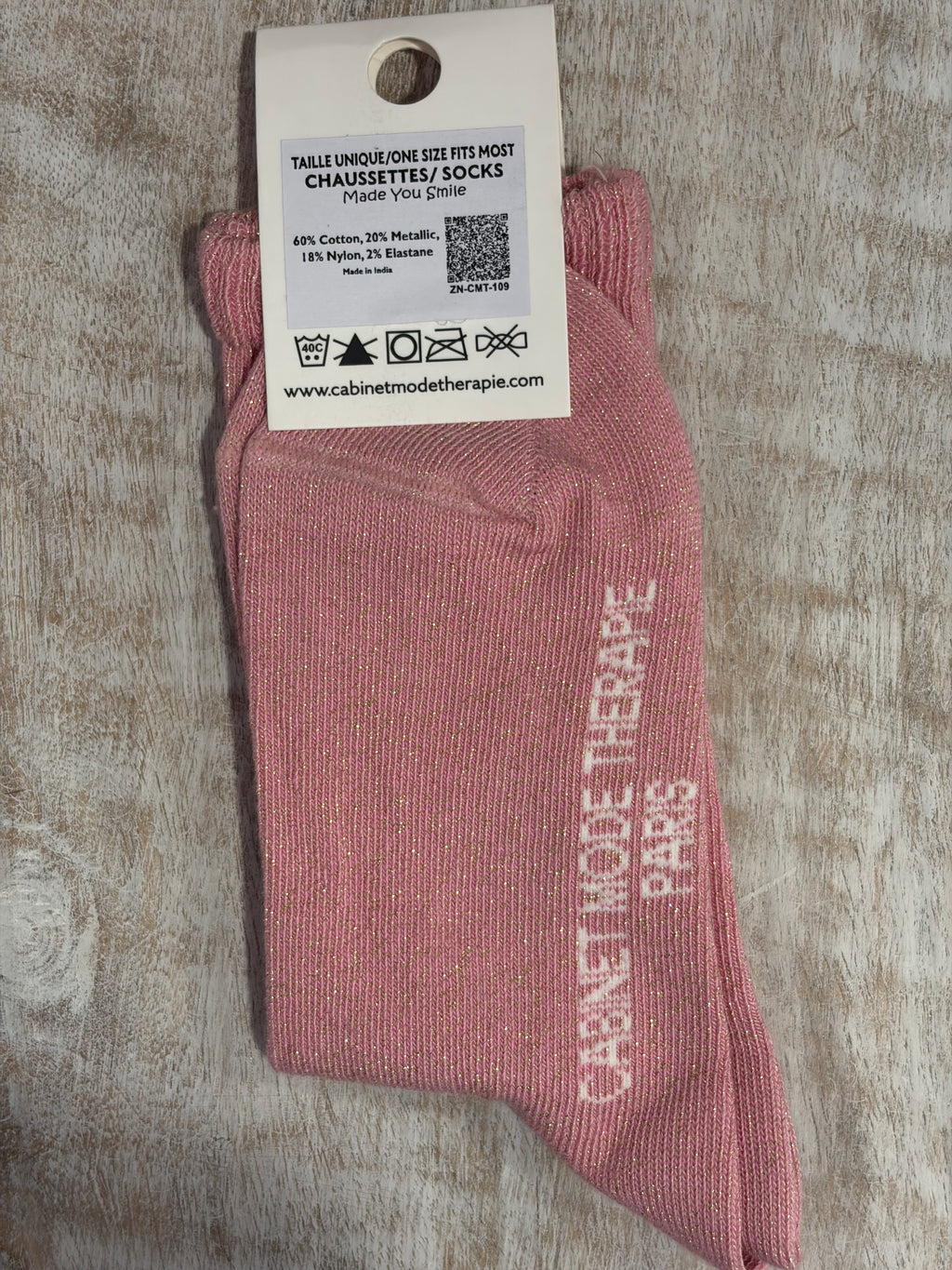 Chaussettes « Amour » (pailleté) Kids