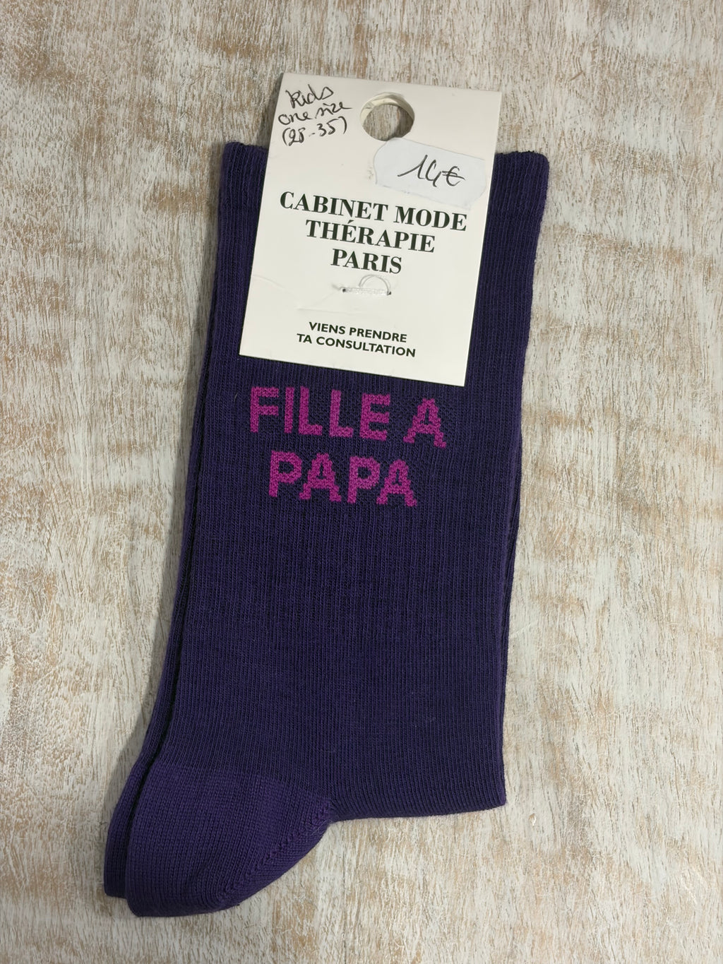 Chaussettes « Fille à papa » Kids
