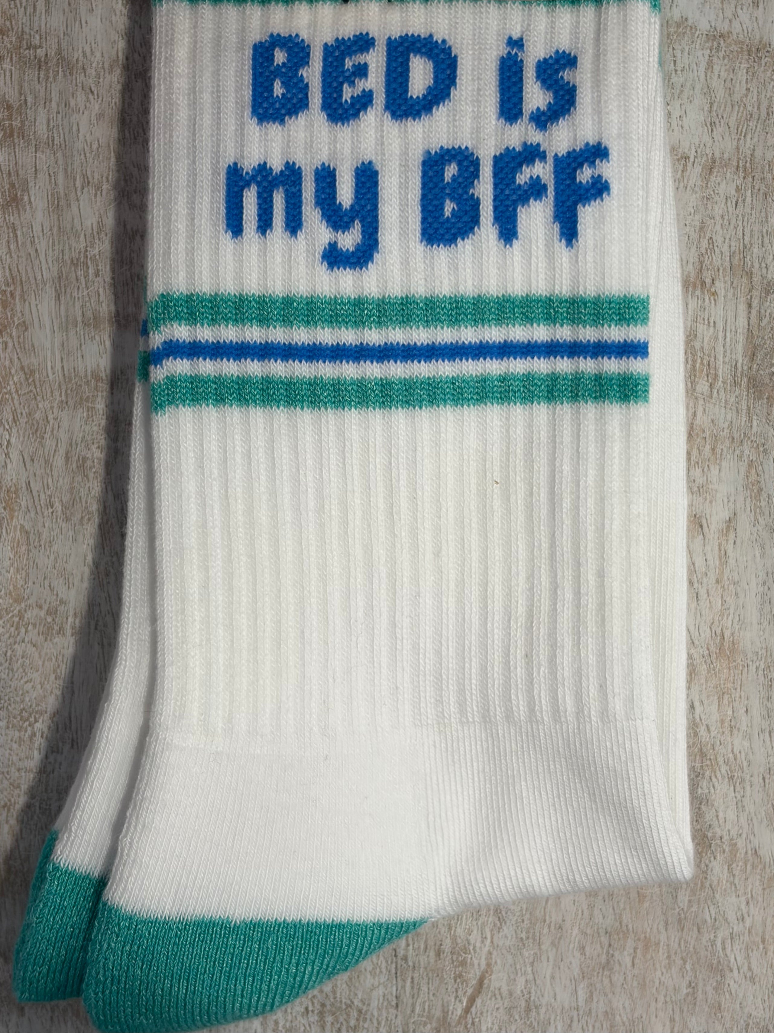 Chaussettes « Bed is my BFF »