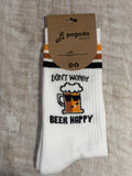 Chaussettes « Don’t worry, beer happy »