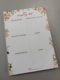 Bloc-notes « My shopping list »