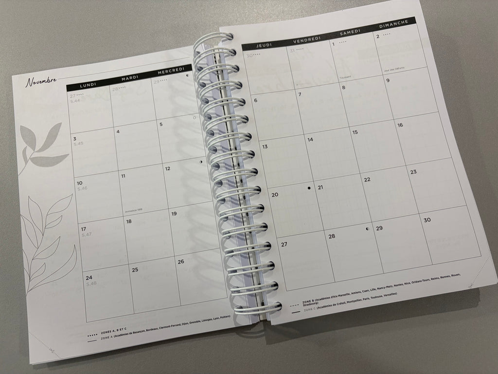 Agenda Septembre 2025/Août 2026