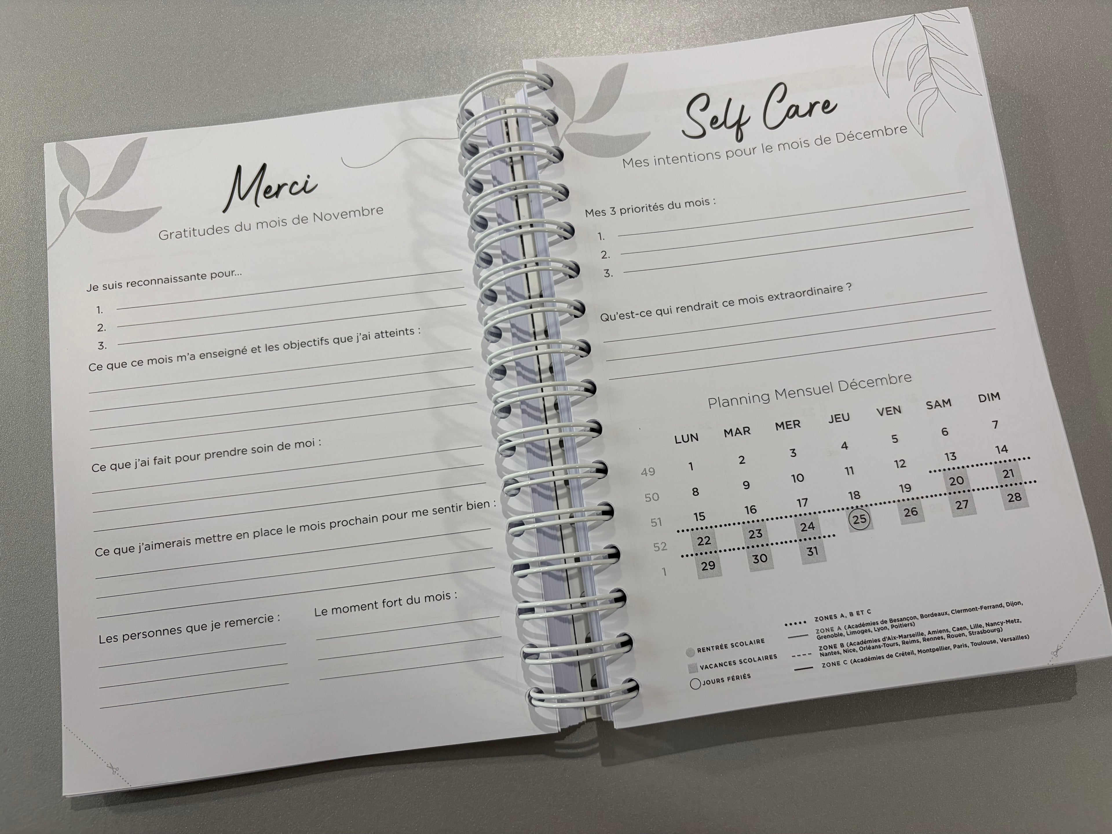 Agenda Septembre 2025/Août 2026