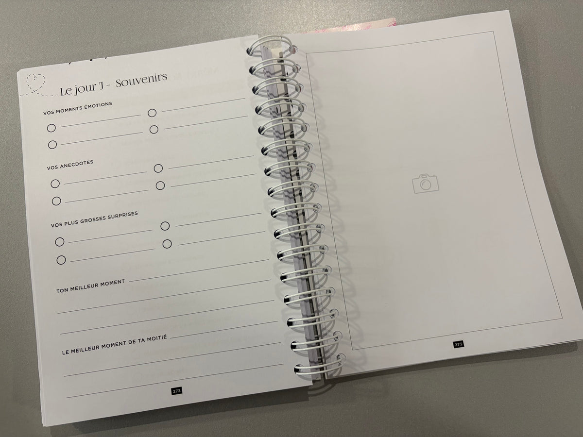 Carnet de mariage « My love story » - 2 variantes disponibles