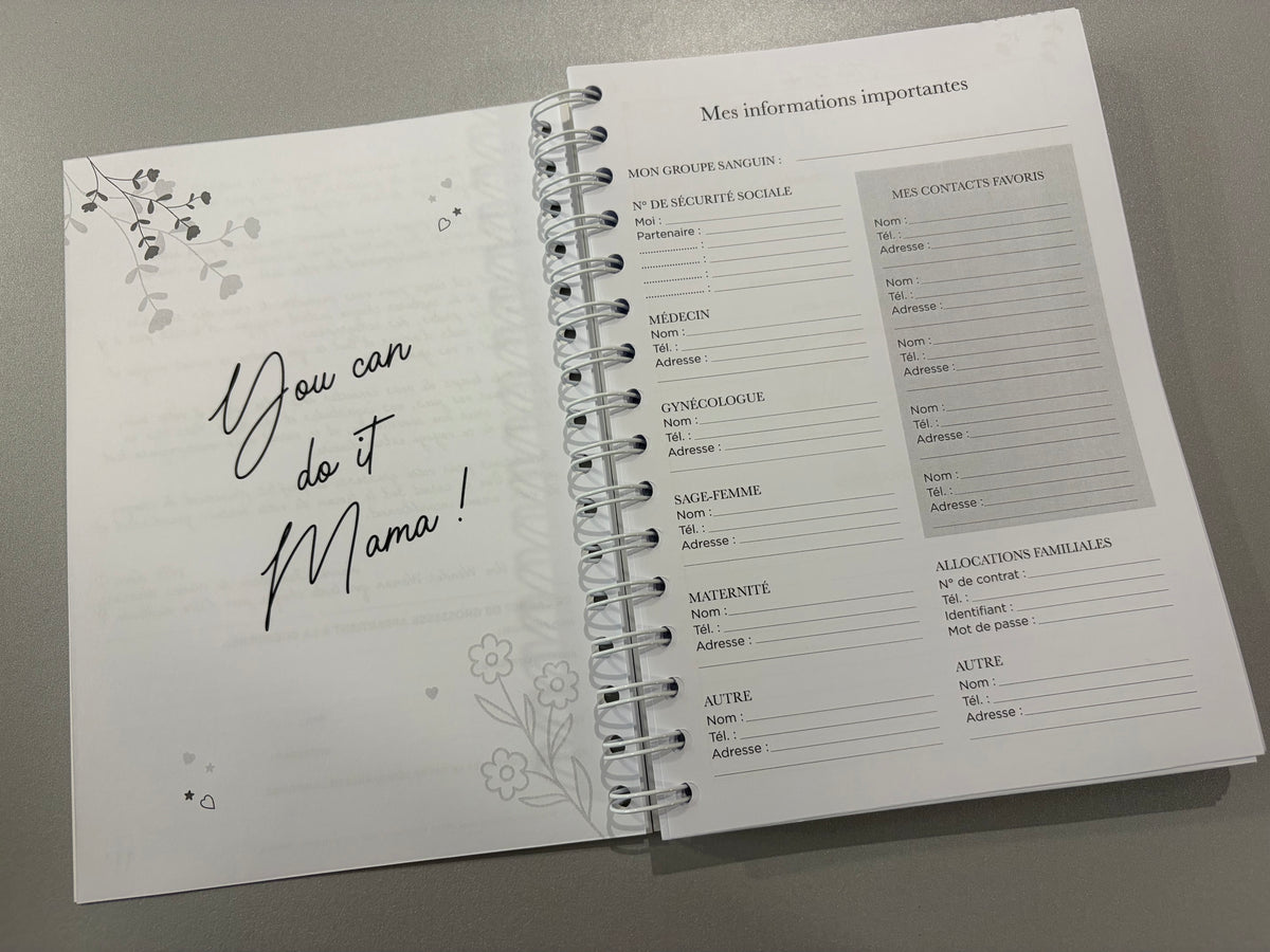 Carnet de grossesse et de naissance « Hello baby » - 2 variantes disponibles