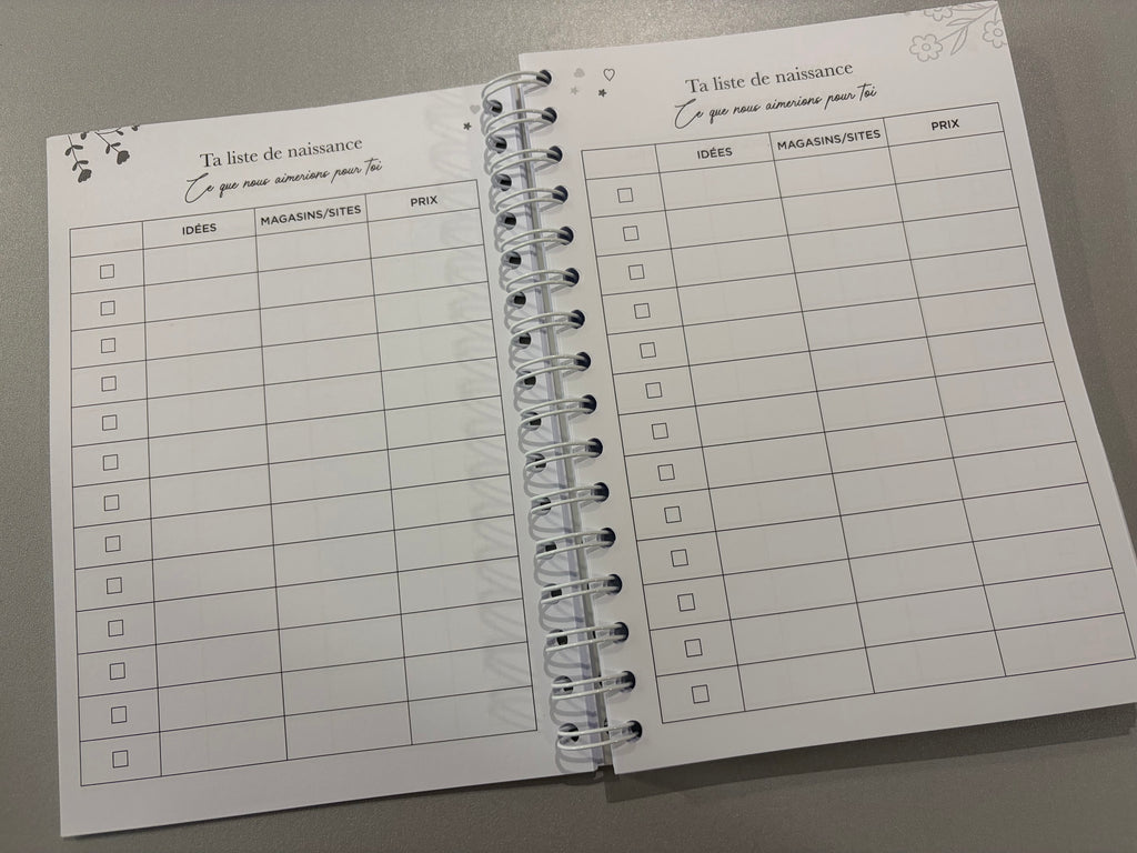 Carnet de grossesse « Hello baby » - 2 variantes disponibles