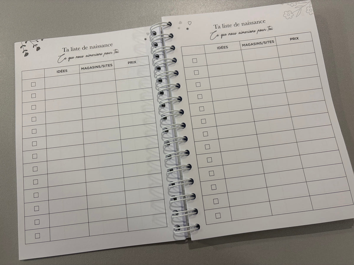 Carnet de grossesse et de naissance « Hello baby » - 2 variantes disponibles