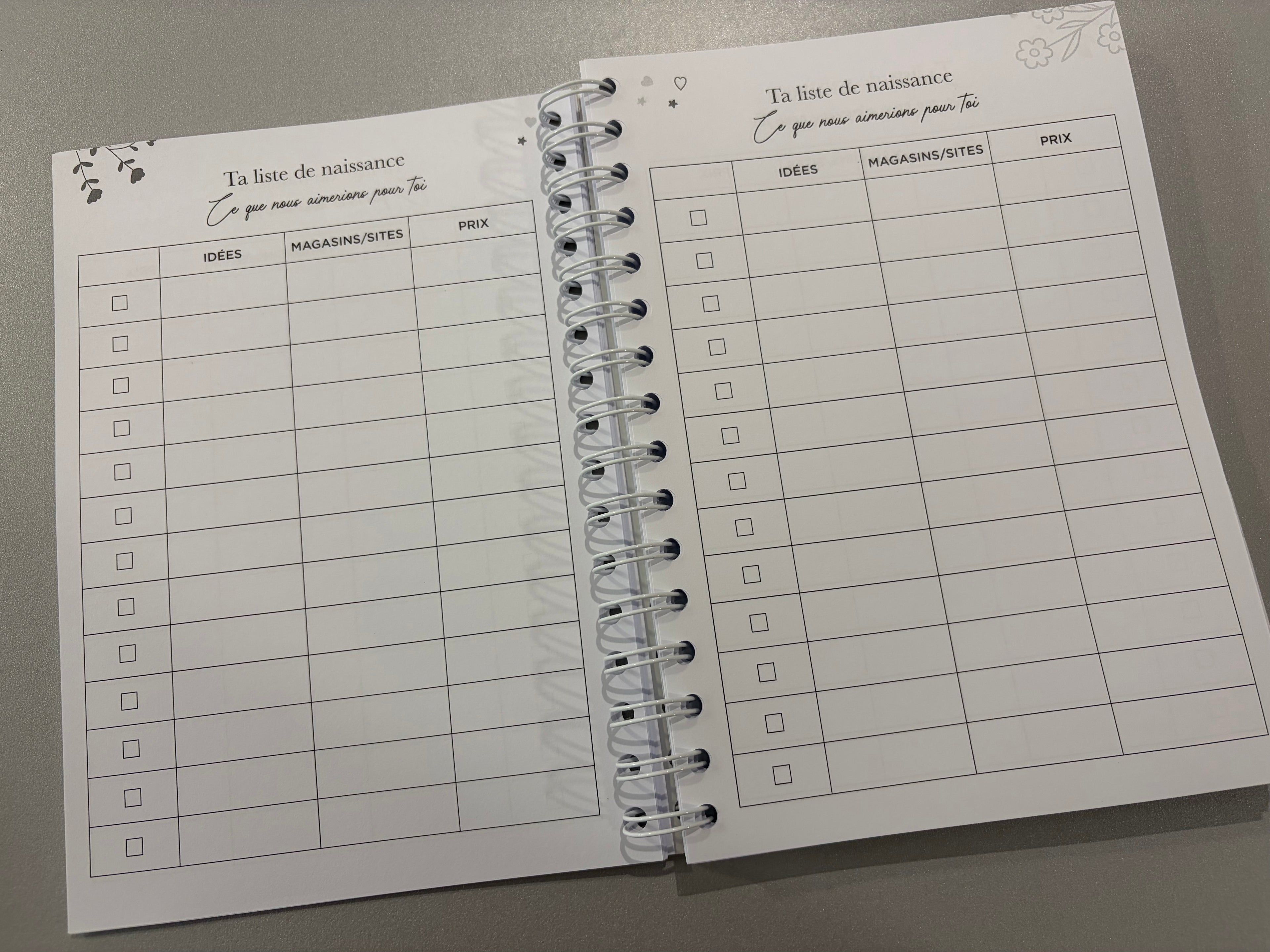 Carnet de grossesse « Hello baby » - 2 variantes disponibles