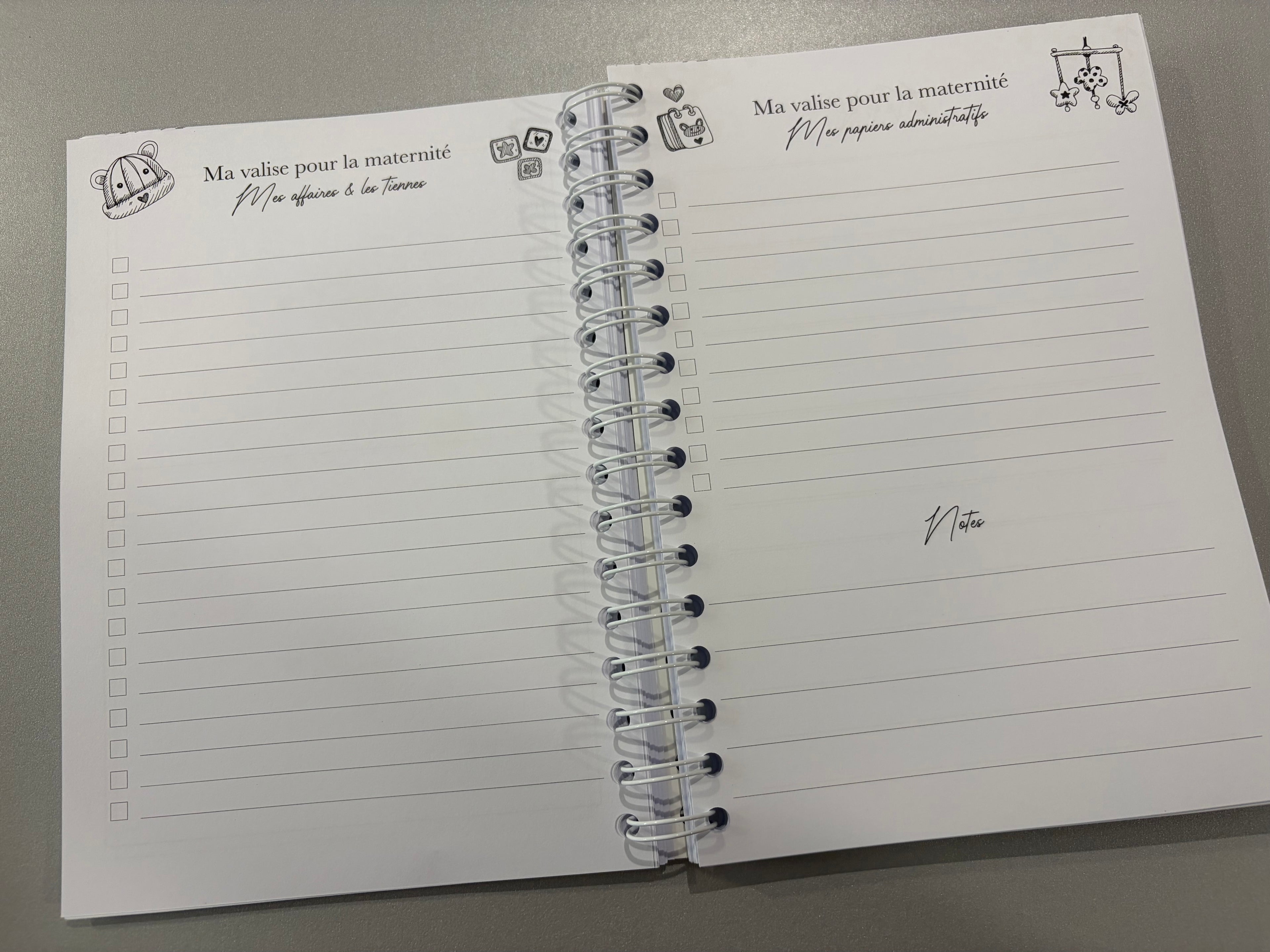 Carnet de grossesse « Hello baby » - 2 variantes disponibles