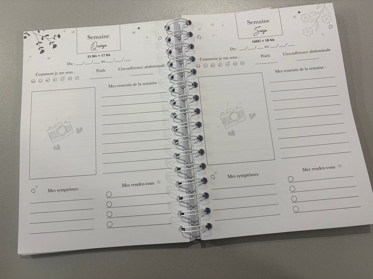Carnet de grossesse et de naissance « Hello baby » - 2 variantes disponibles