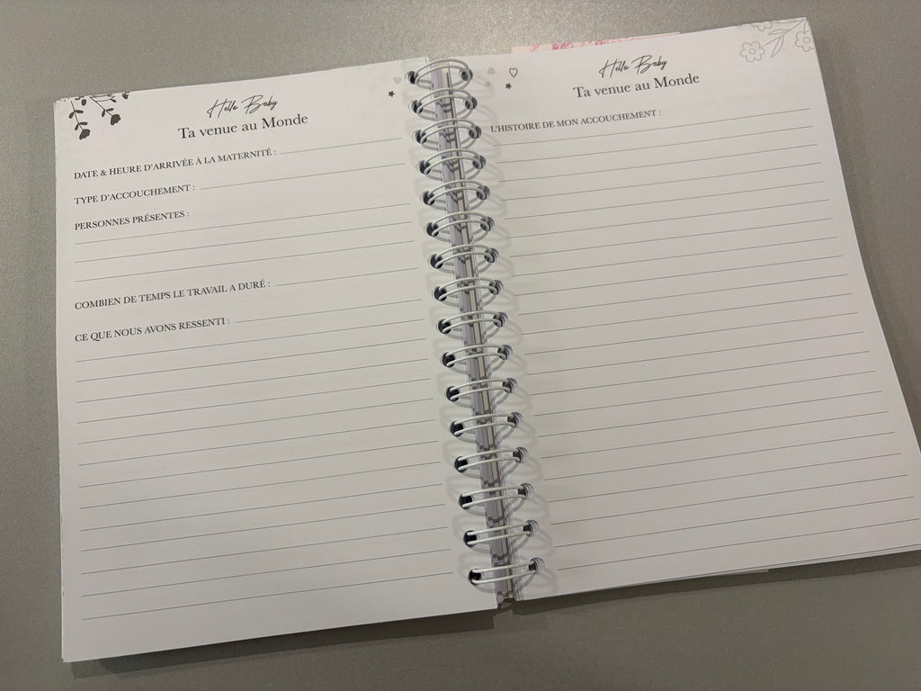 Carnet de grossesse « Hello baby » - 2 variantes disponibles