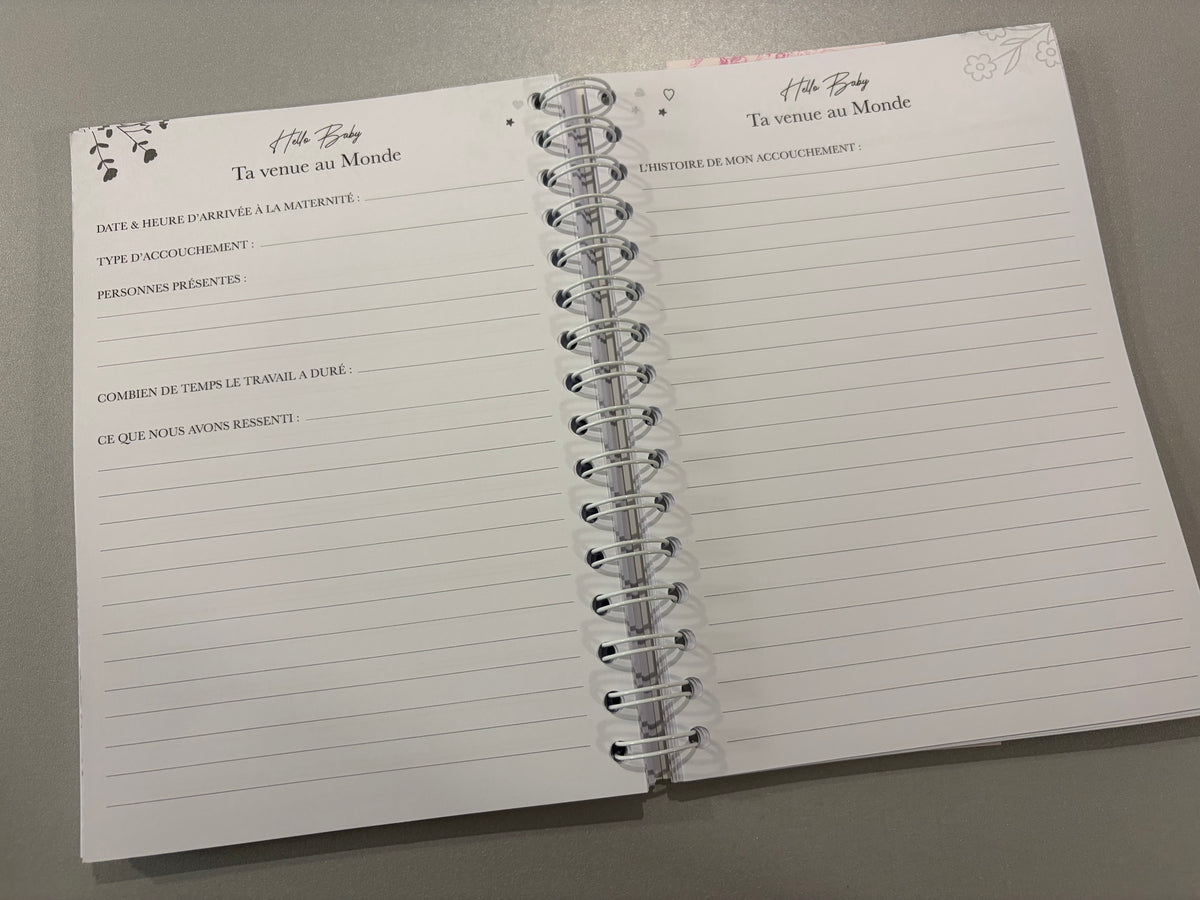 Carnet de grossesse et de naissance « Hello baby » - 2 variantes disponibles