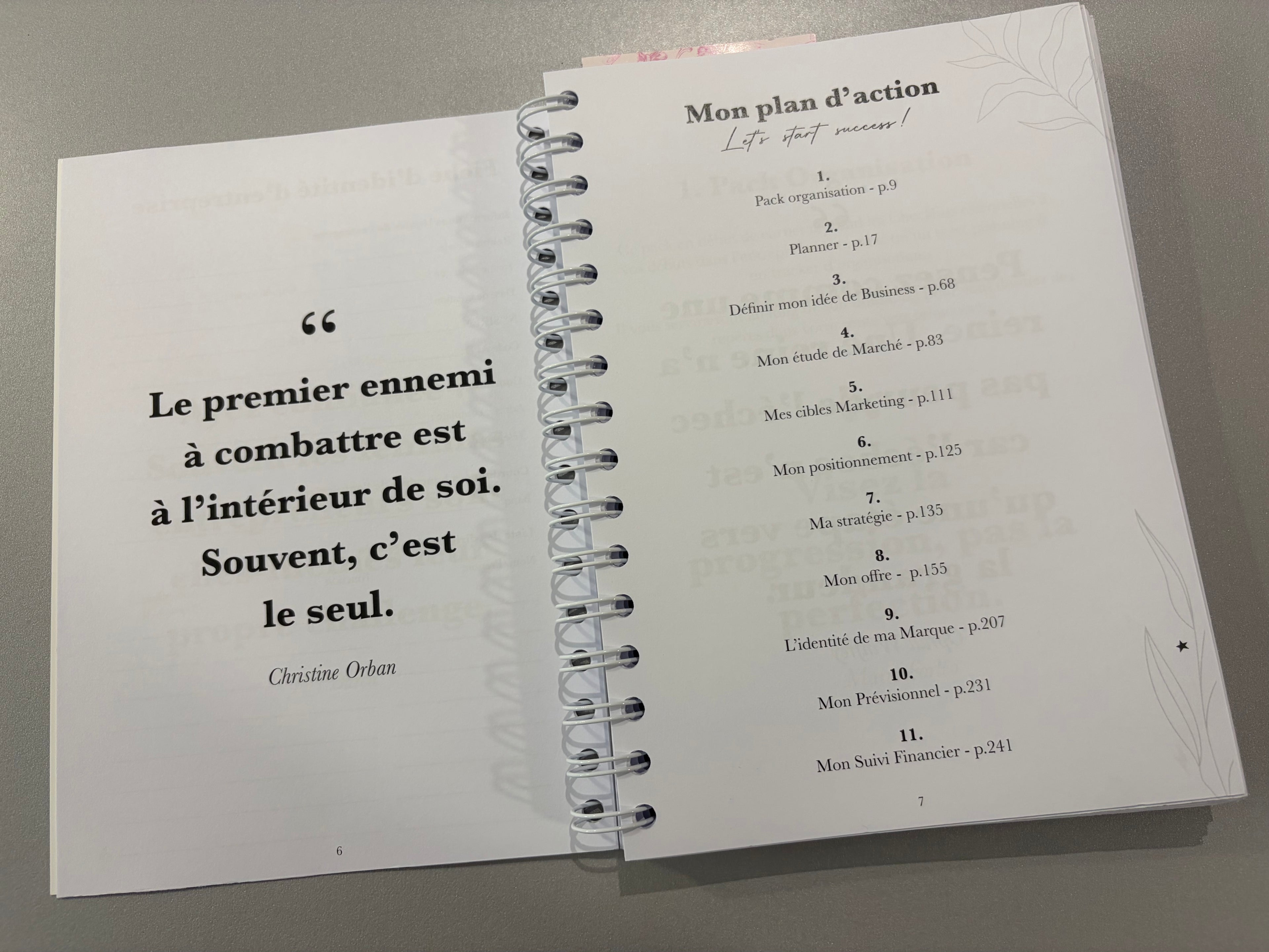 Carnet d’entreprenariat « My success story » - deux variantes disponibles