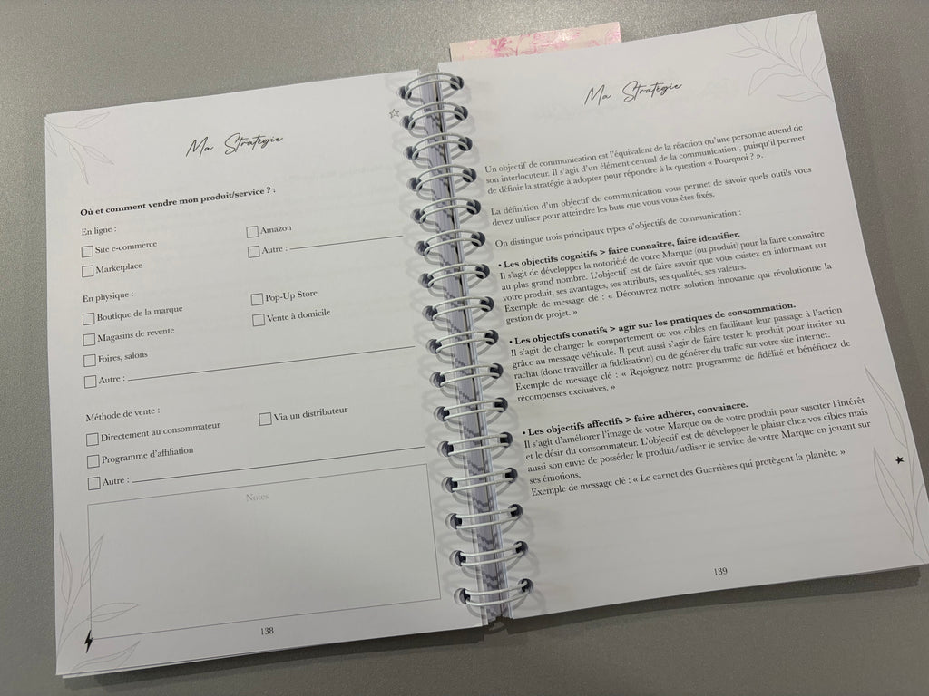 Carnet d’entreprenariat « My success story »