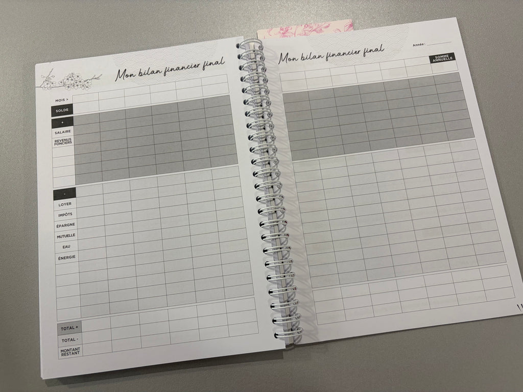 Carnet de budget « Kakebo » - deux variantes disponibles