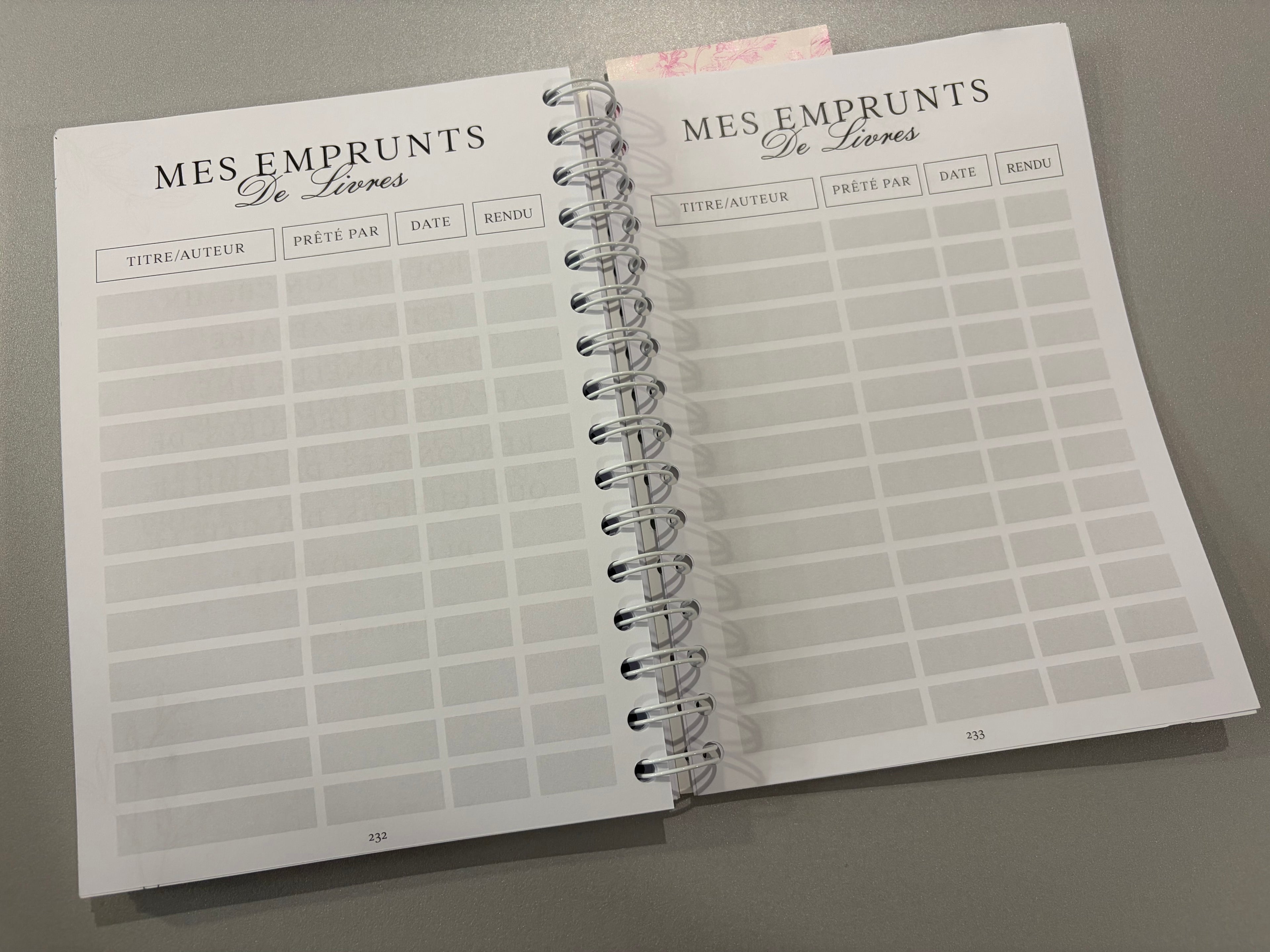 Carnet de lecture « Peaceful night »