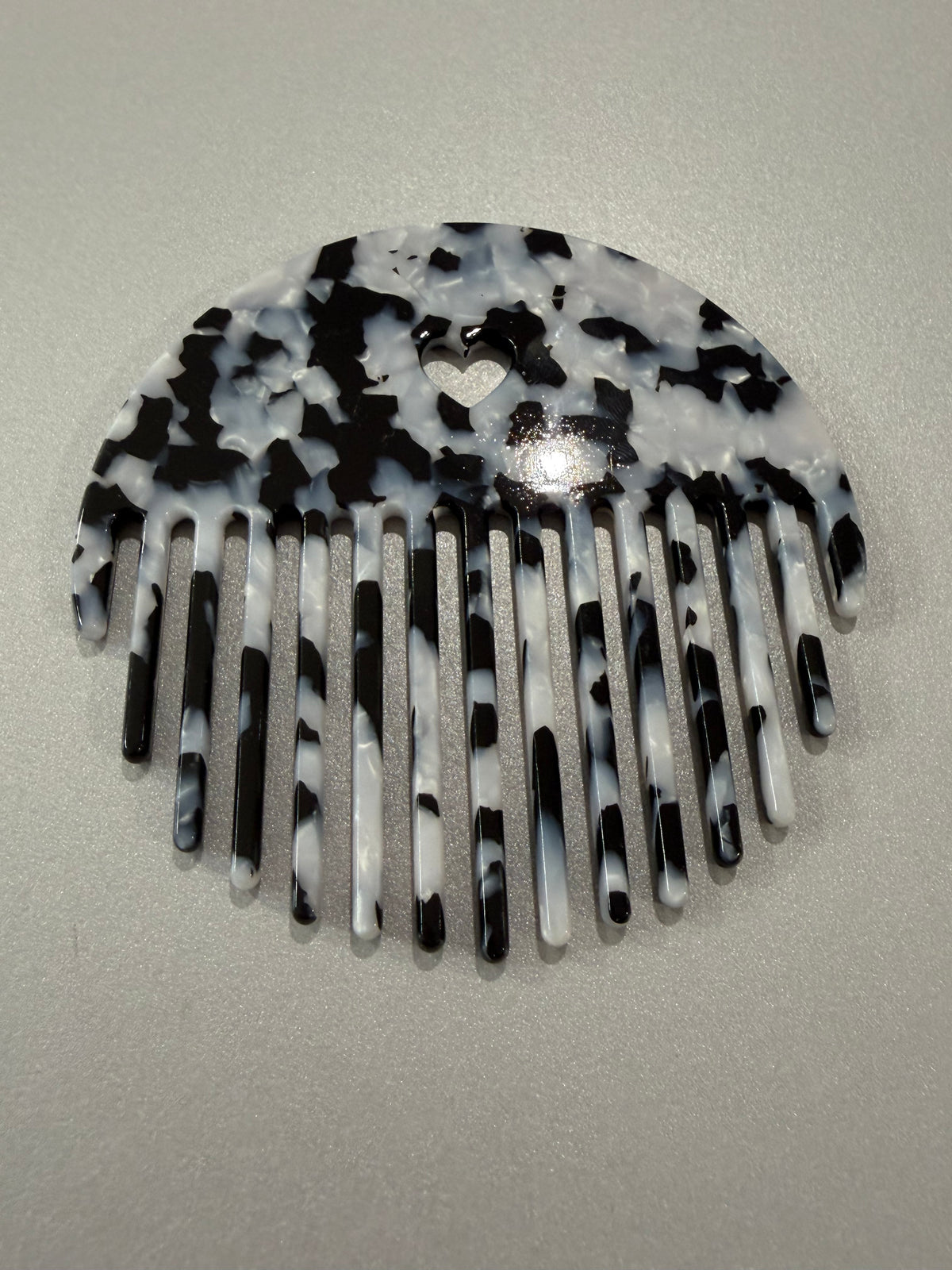 Peigne « Panda » (noir moucheté)