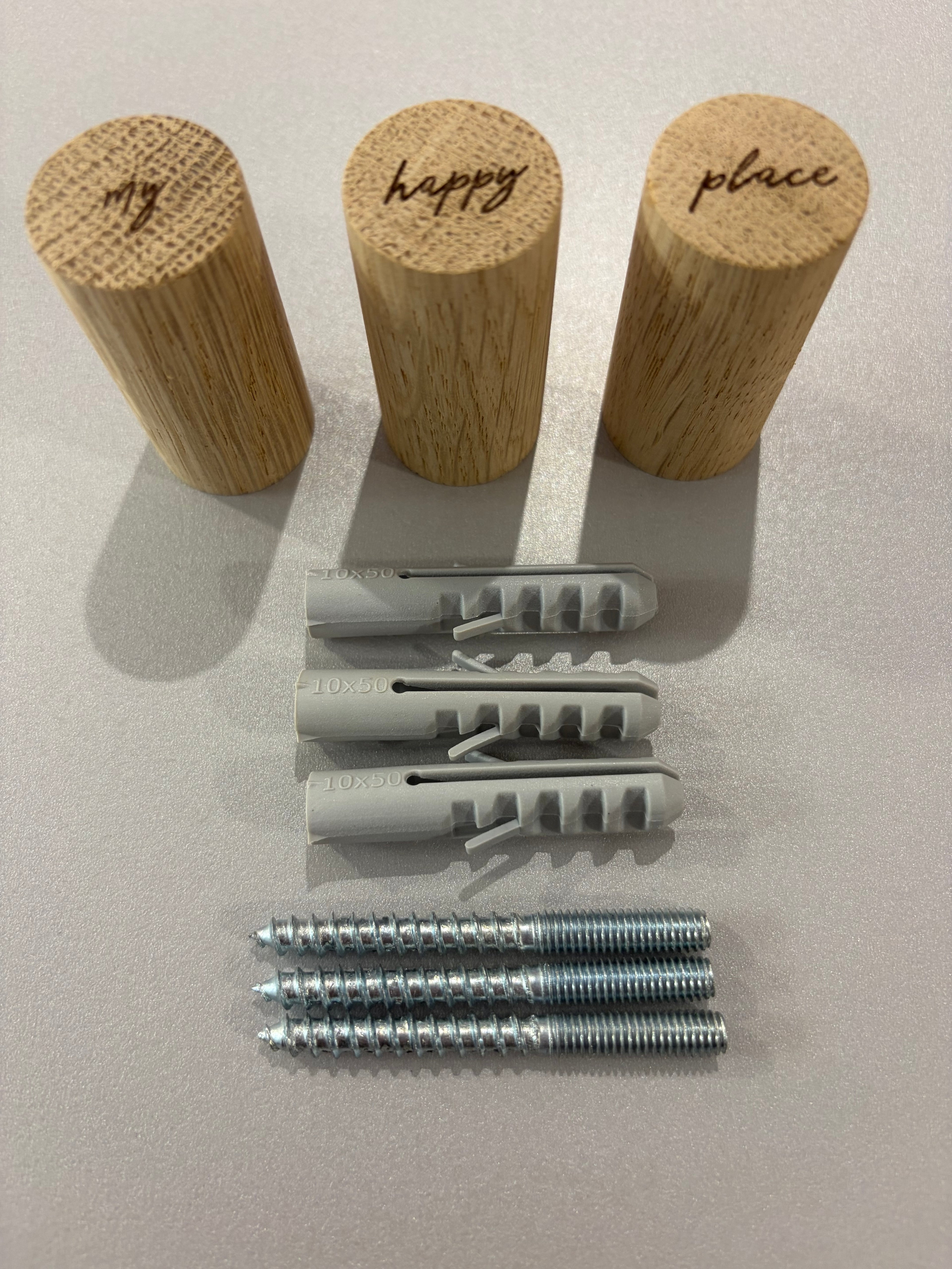 Ensemble de 3 porte-manteaux/porte-décorations - deux variantes disponibles