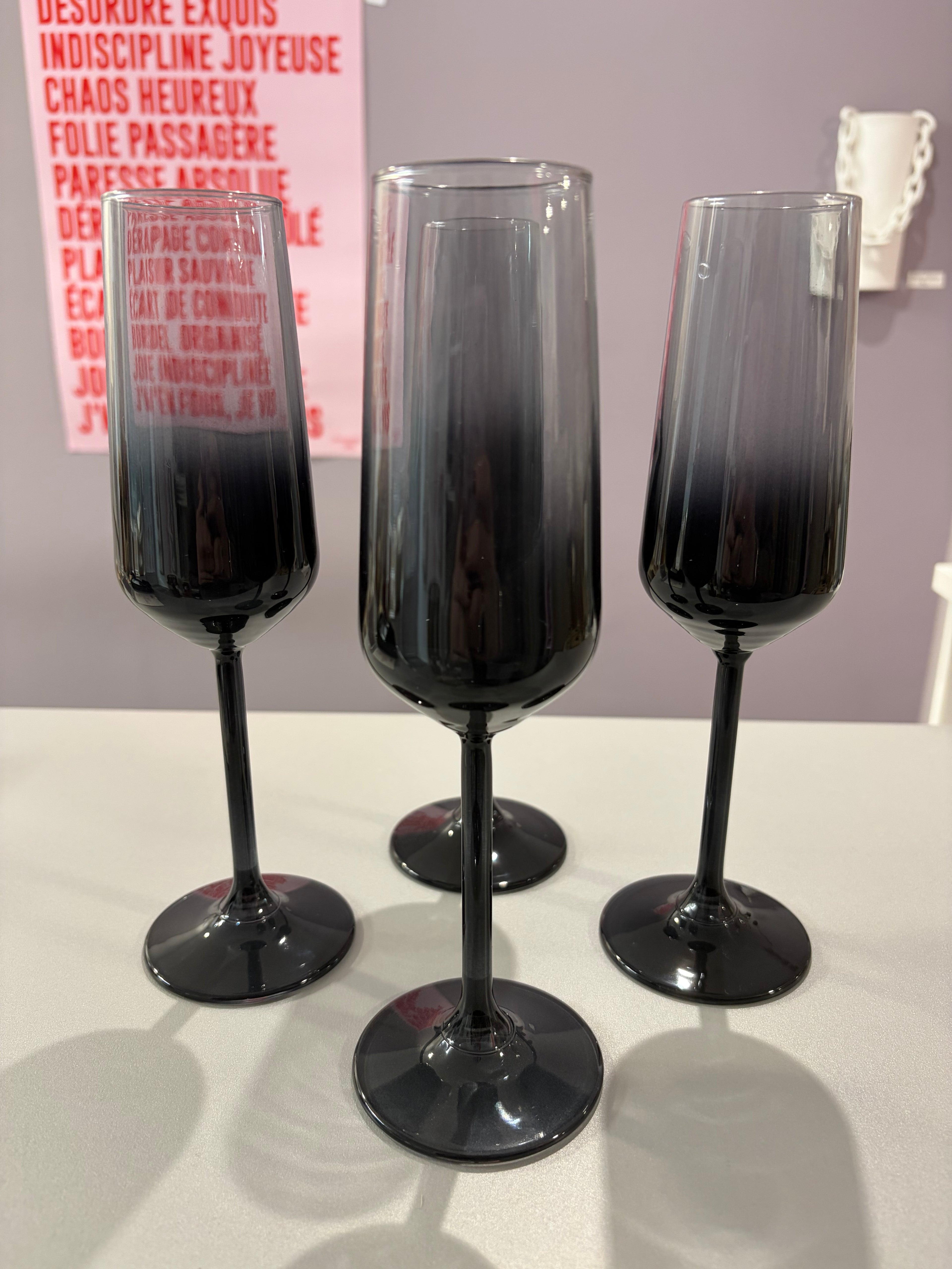 Flûte à champagne « Malinio » x4