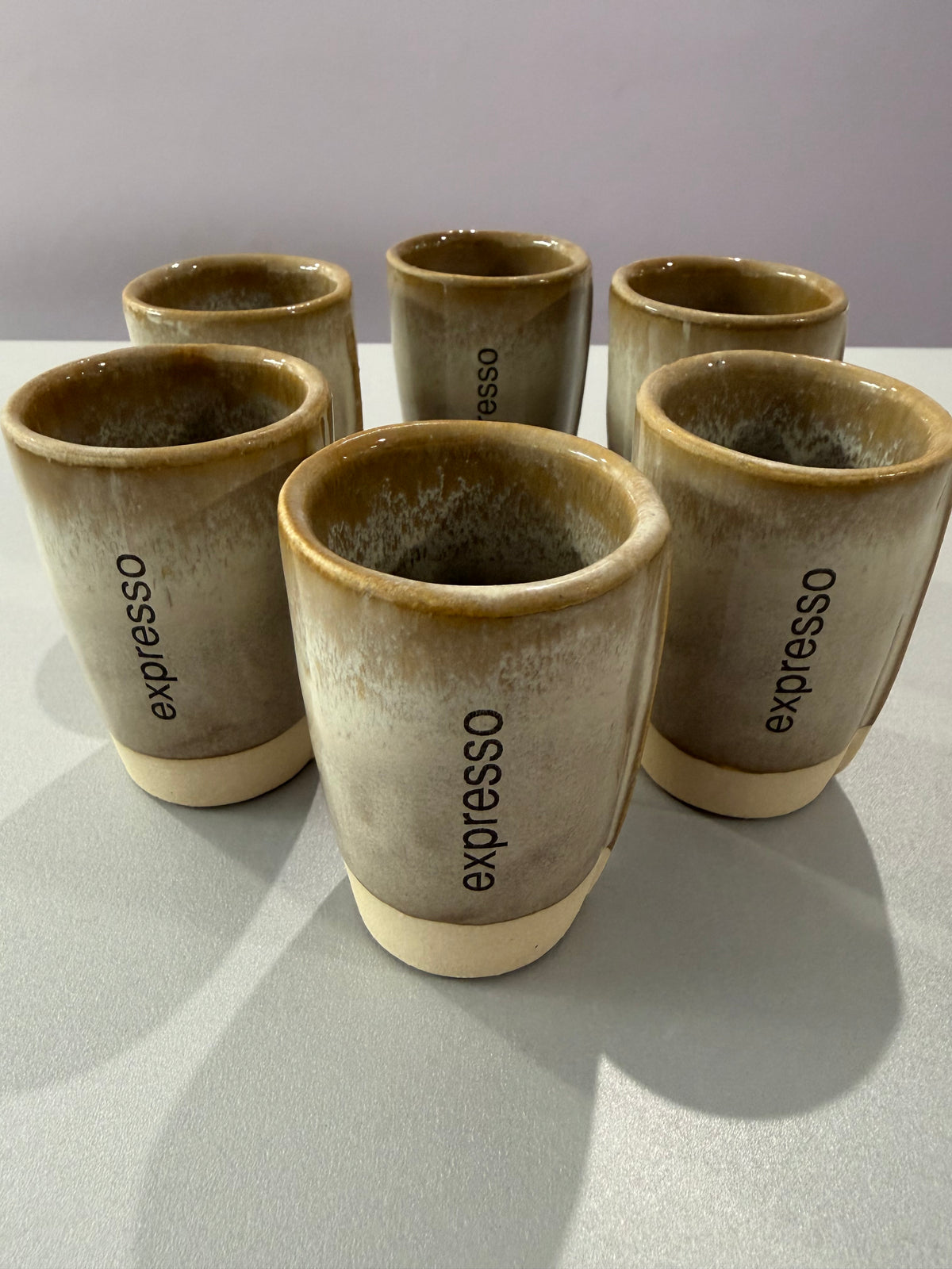 Tasse à expresso (taupe) - pièce unique - unité ou set