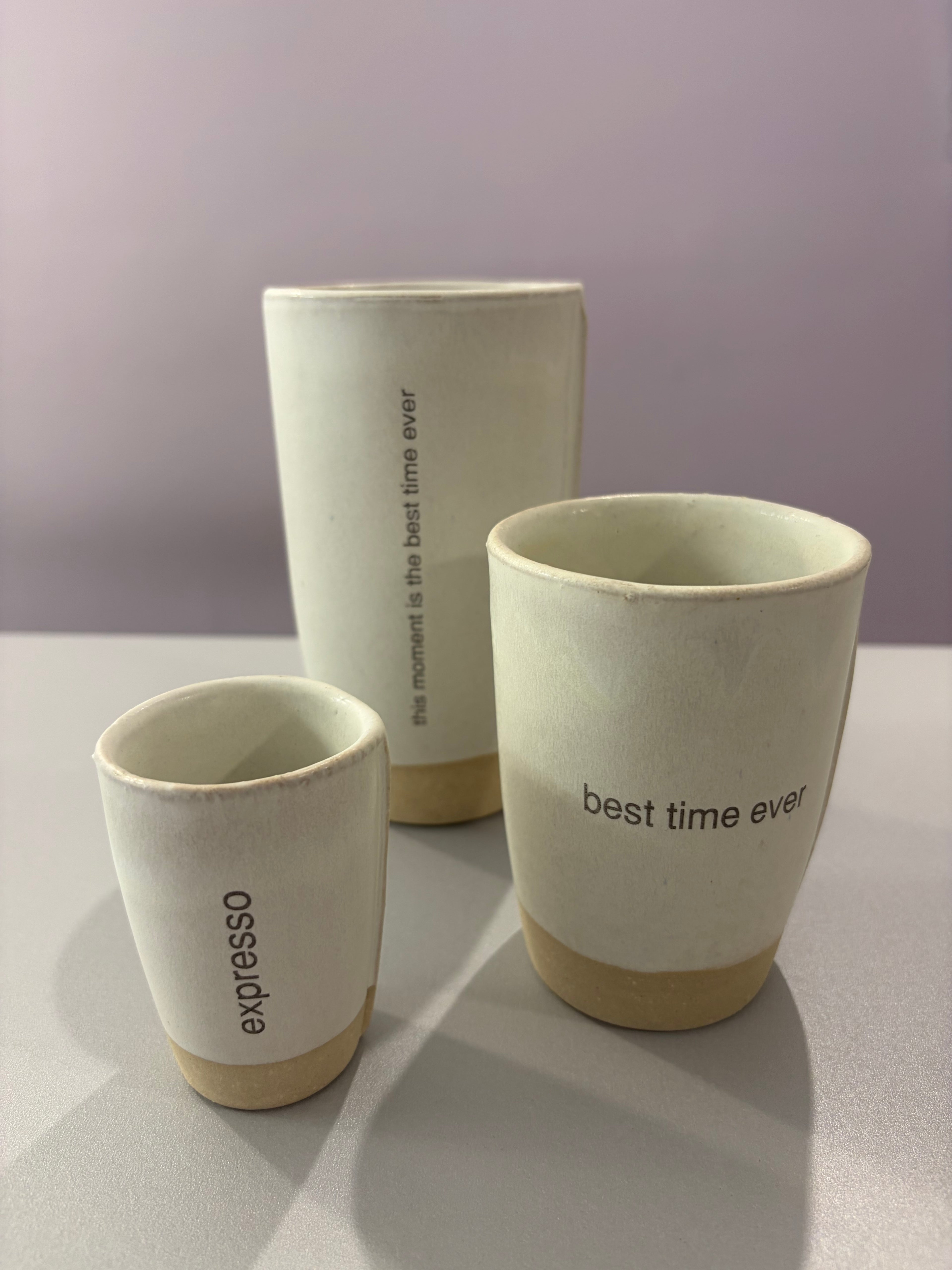 Tasse à thé - pièce unique (beige)