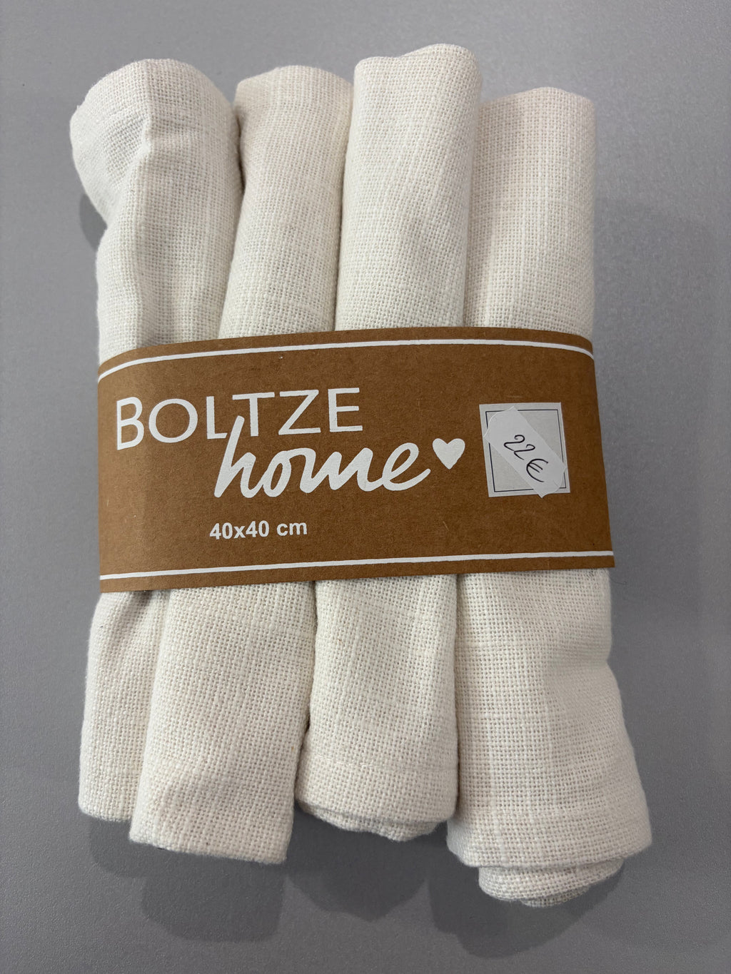 Ensemble de 4 serviettes en coton - 4 variantes de couleurs
