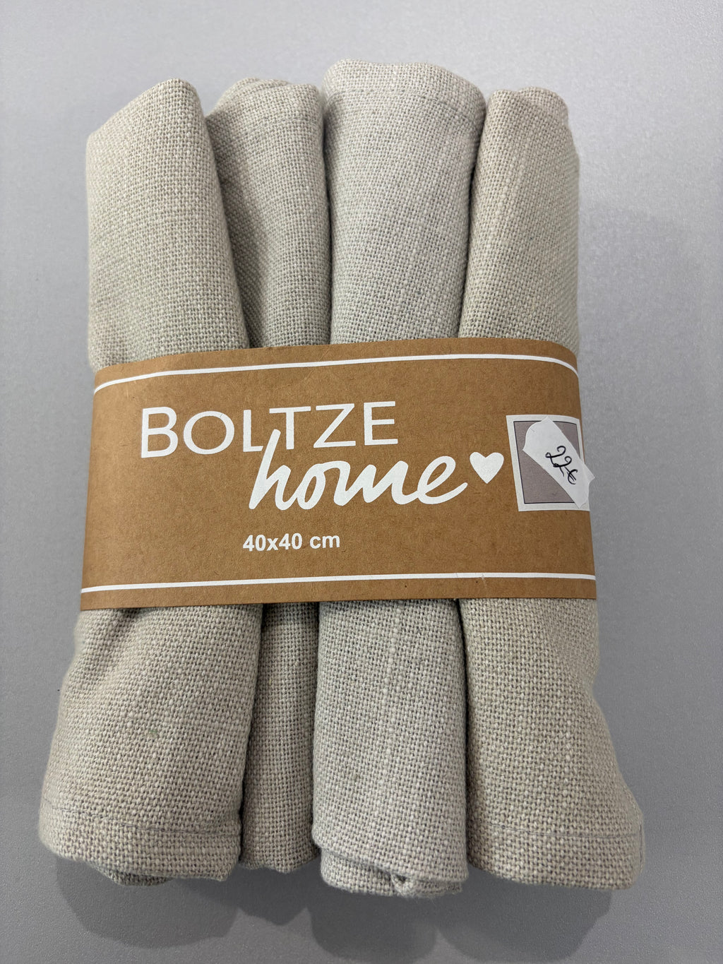Ensemble de 4 serviettes en coton - 4 variantes de couleurs