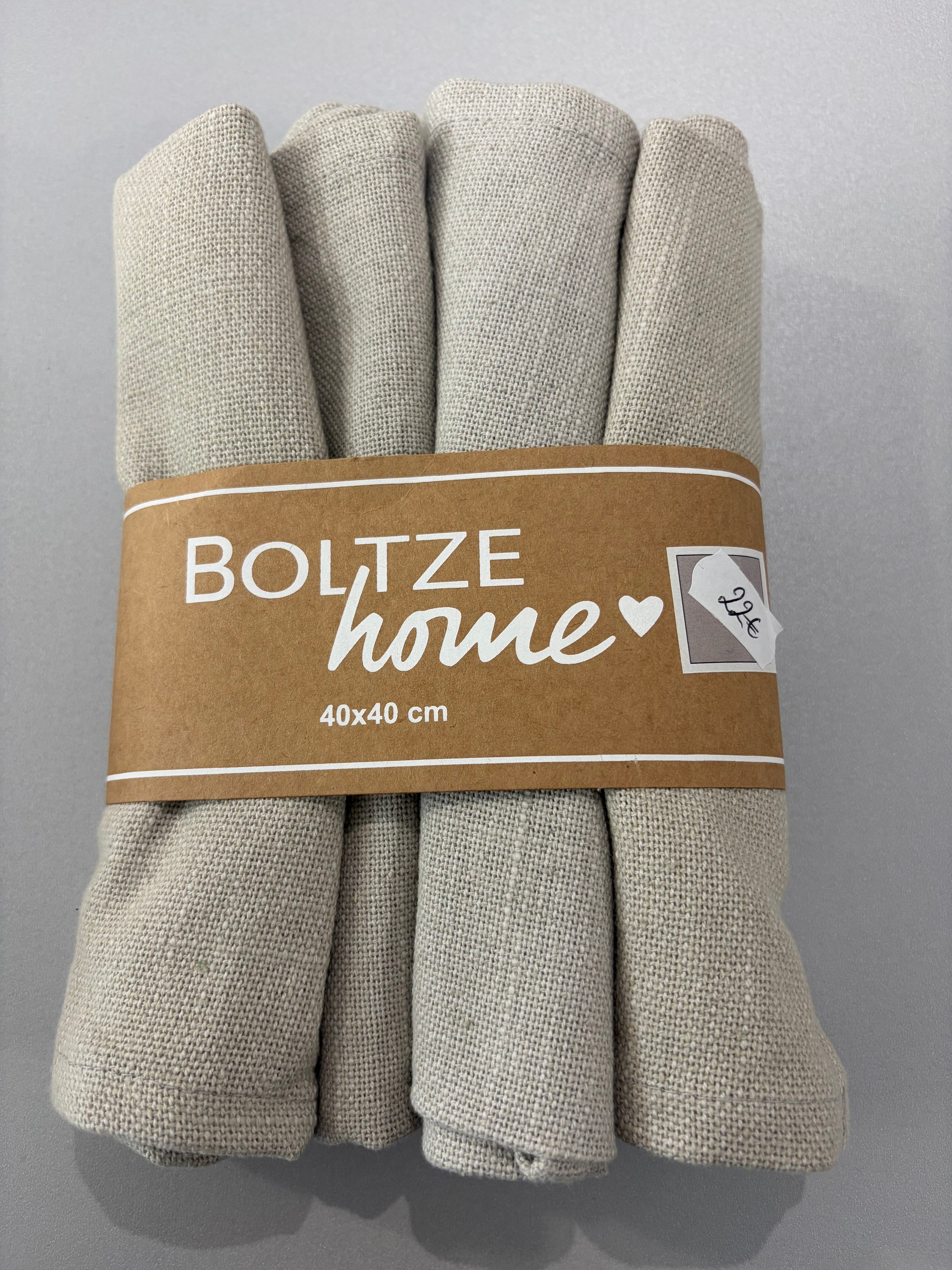 Ensemble de 4 serviettes en coton - 4 variantes de couleurs