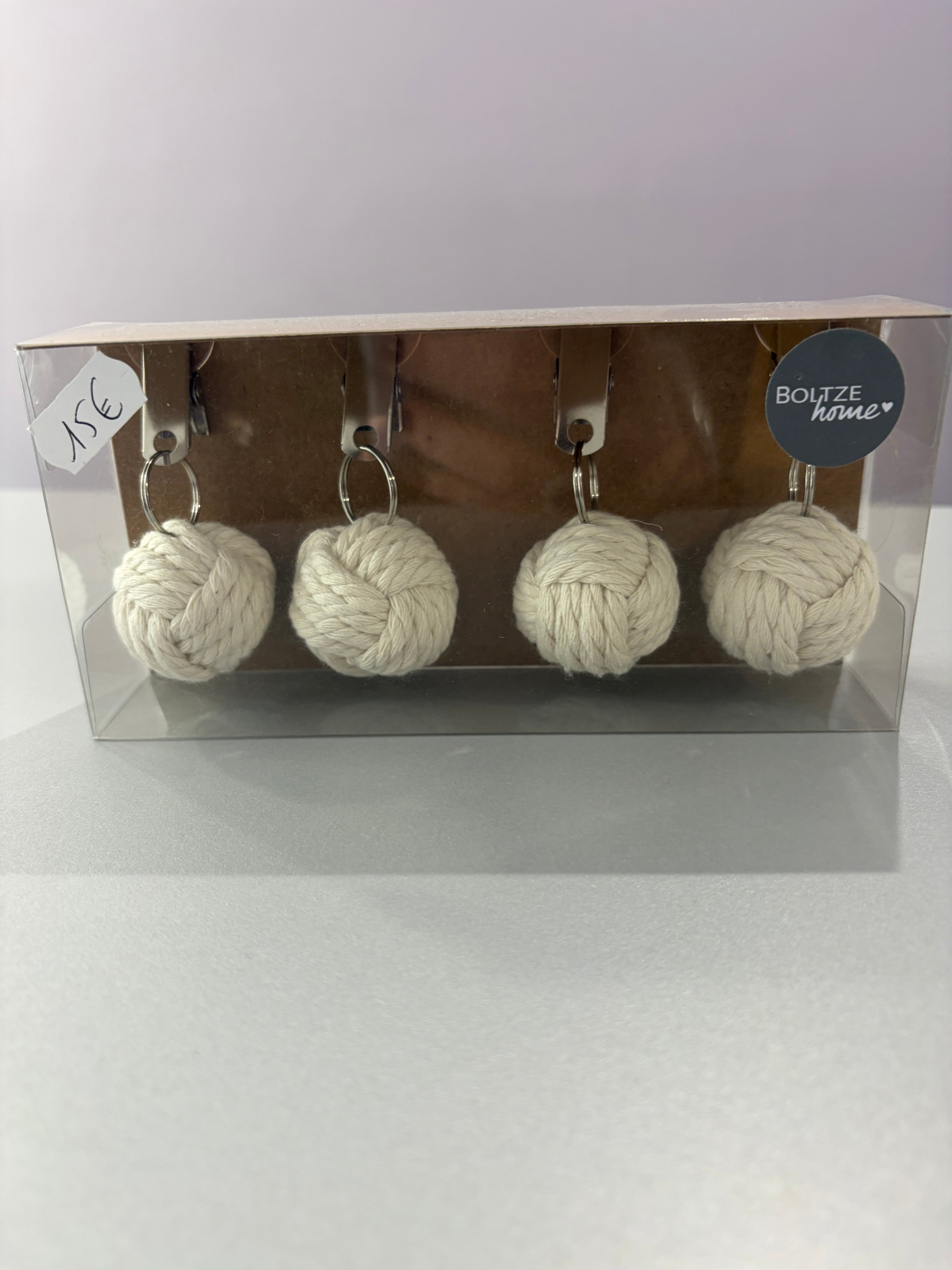 Poids pour nappe - Boîtes de 4 attaches - Deux variantes