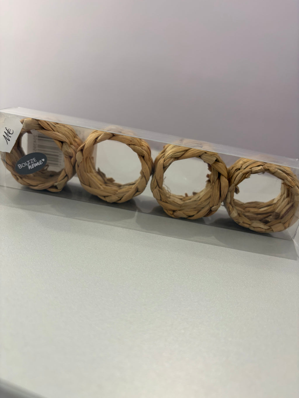 Ensemble de 4 ronds de serviettes