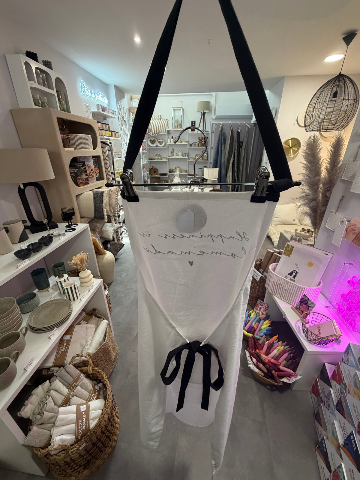 Tablier « Hapiness is homemade »