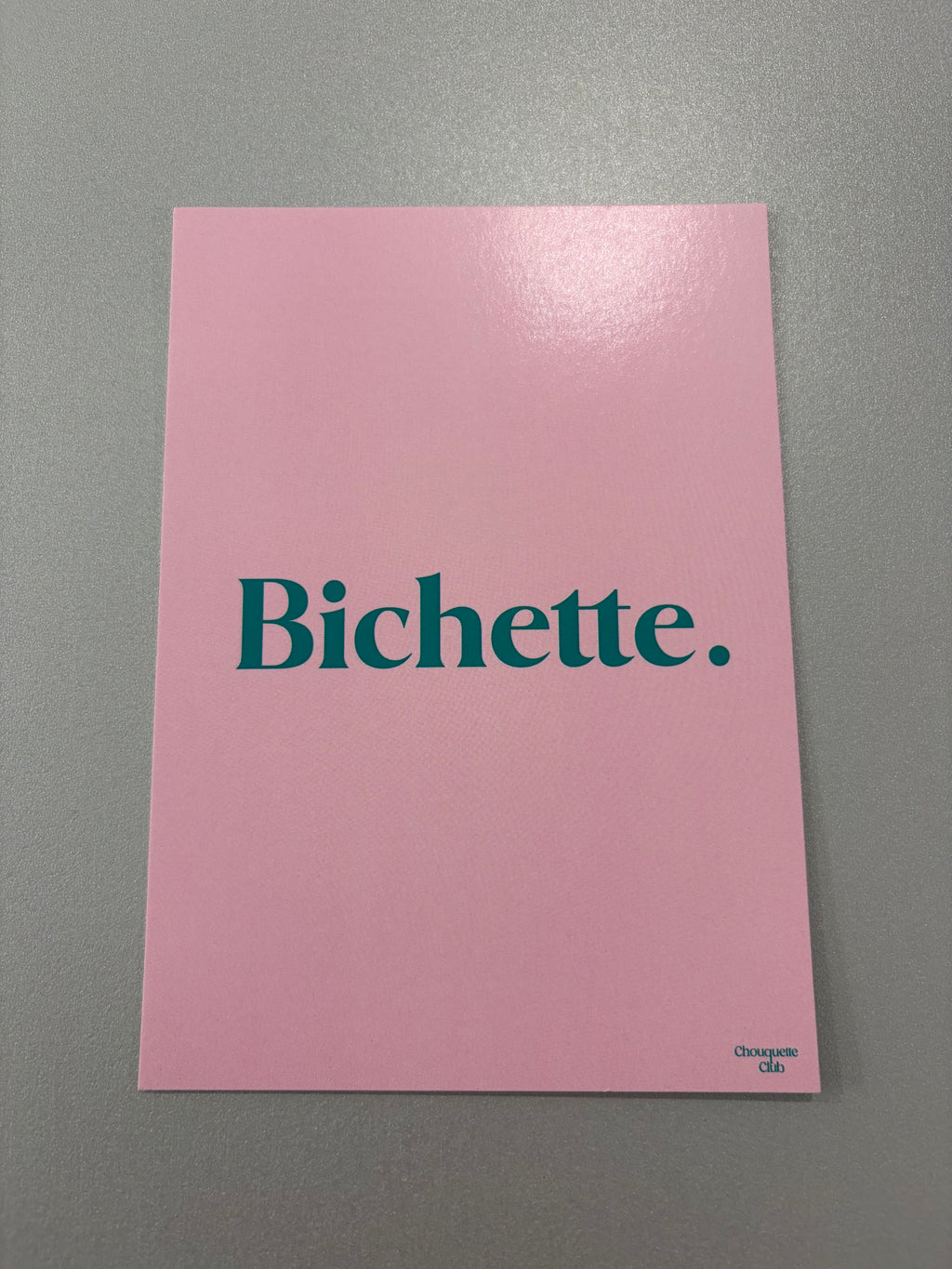 Carte de vœux « Bichette » - deux variantes de couleurs