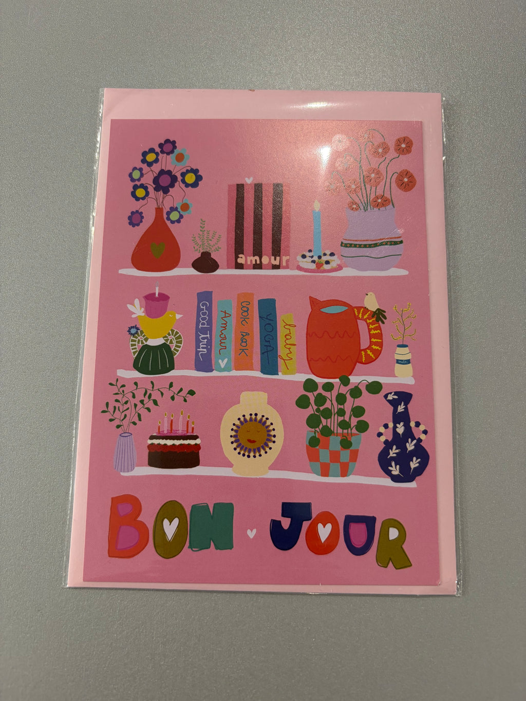 Carte de vœux « Bibliothèque »