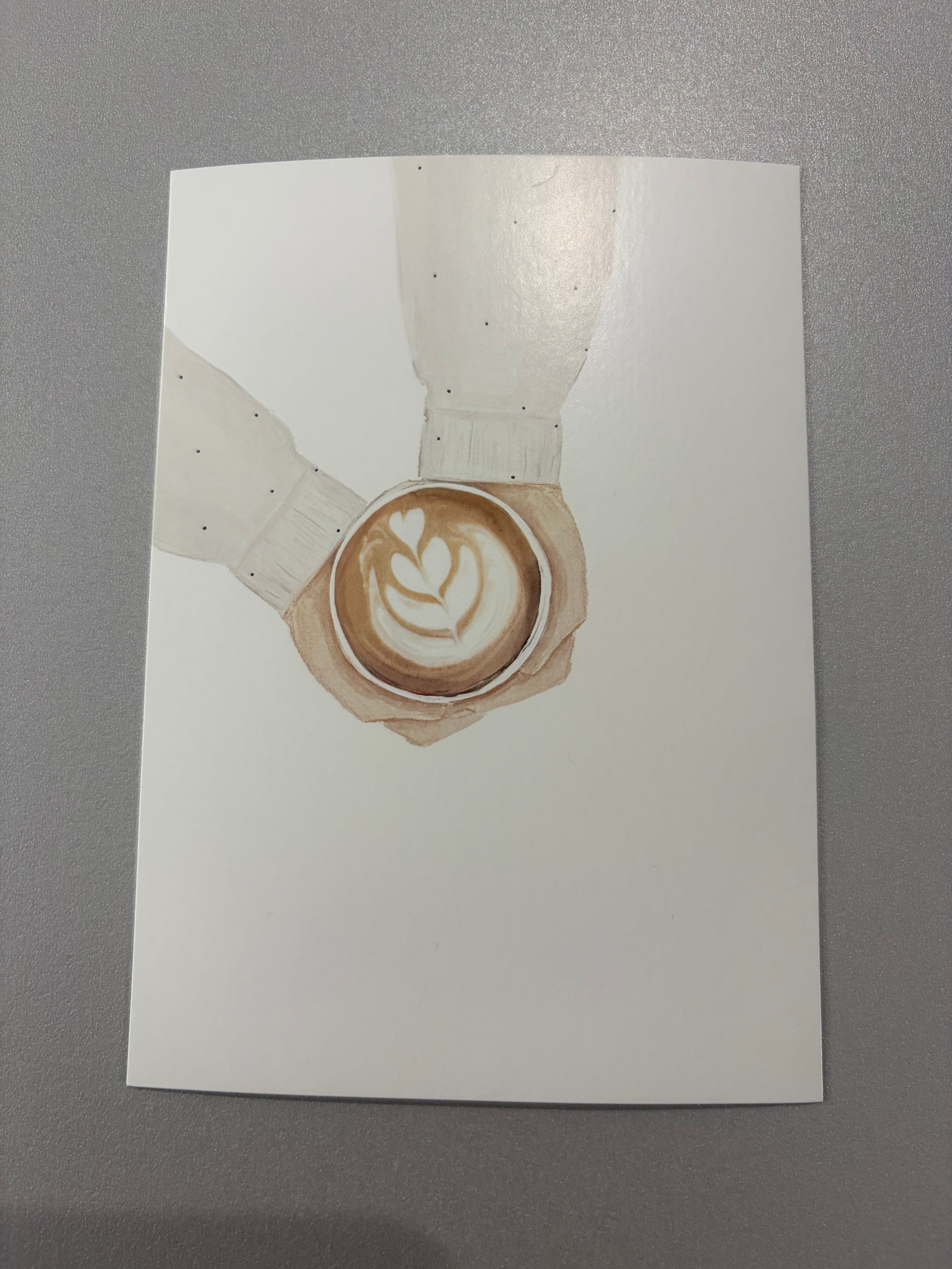 Carte de vœux « Coffee lover »
