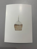Carte de vœux « Cupcake d’anniversaire »