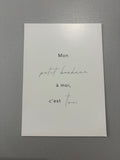 Carte de vœux « Mon petit bonheur à moi, c’est toi »