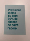 Carte de vœux « Prévision météo »