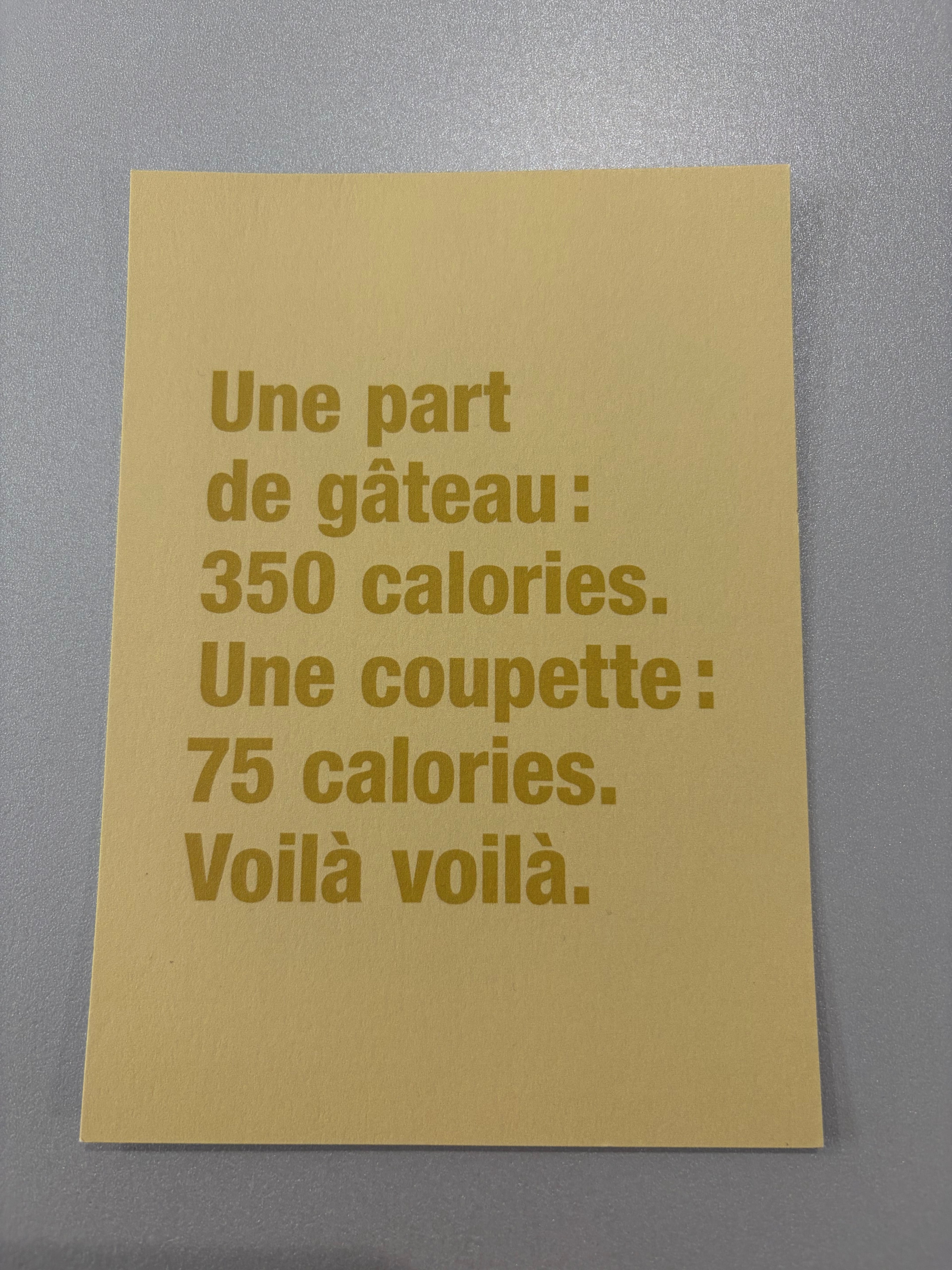 Carte de vœux « Une part de gâteau »