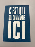 Carte de vœux « C’est qui qui commande ici ? »